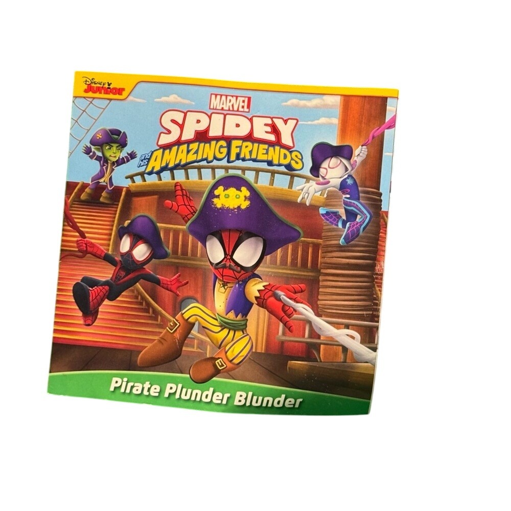 Marvel Spidey and His Amazing Friends Pirate Plunder Blunder Childrens Book‎